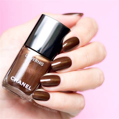 chanel brown nail polish